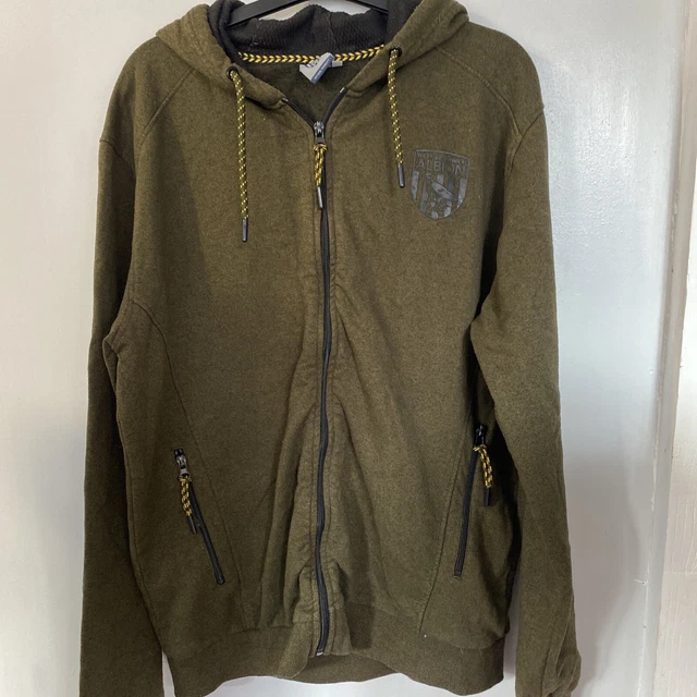 West Bromwich Albion Men's Football Hoodie Full Zip  Hoodie - Green