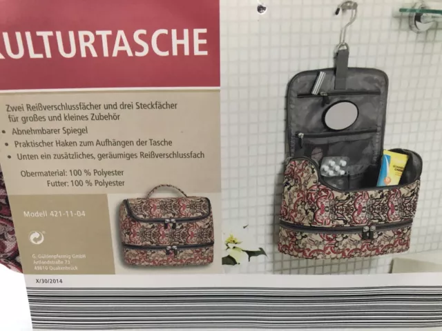 Kulturtasche Kosmetiktasche zum Aufhängen