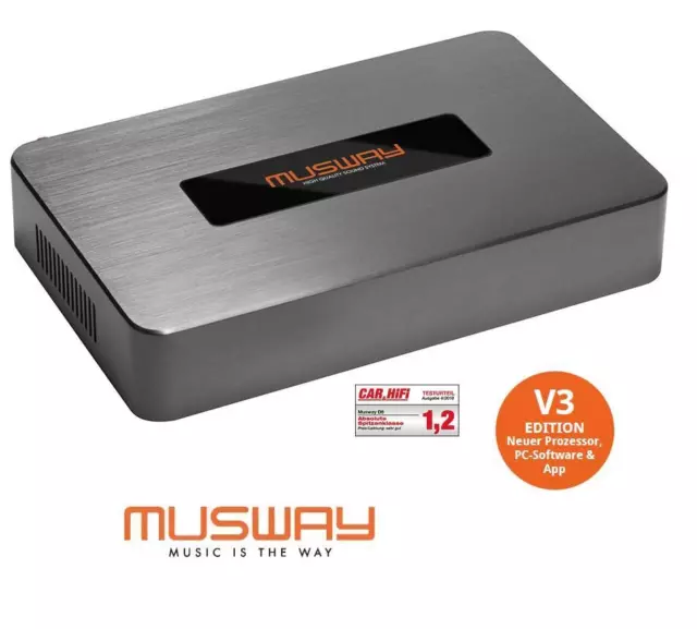 B-Ware Musway D8v3 DSP-AMP 8-KANAL Amplificateur Avec 10-KANAL Dsp 600 Watt RMS