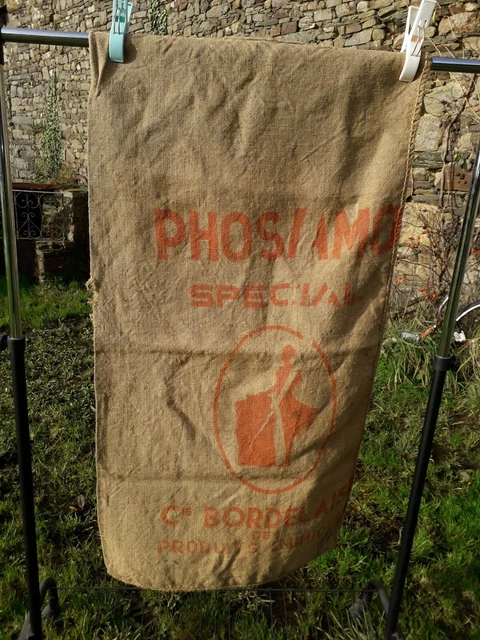 SAC EN TOILE de jute PHOSLAMO CIE BORDELAISE EUR 27,00 - PicClick FR