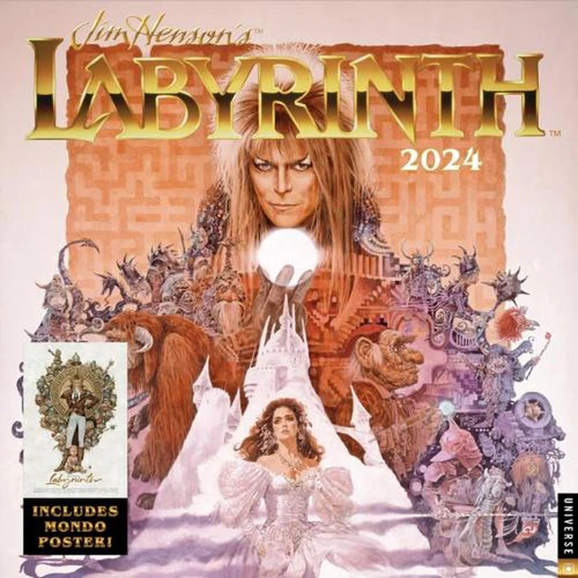 JIM HENSONS LABYRINTH 2024 Wall Calendar by Jim Henson Company (English