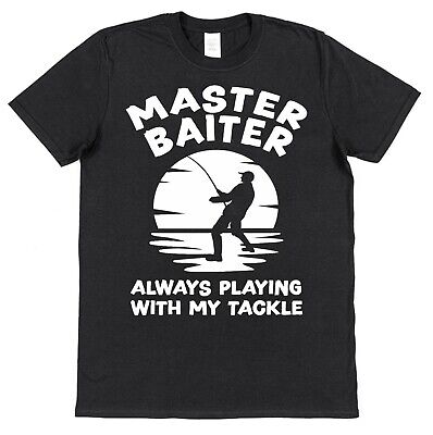 Masterbaiter Tackle Funny Fishing T-Shirt for Fisherman Gift for Angler T-Shirt