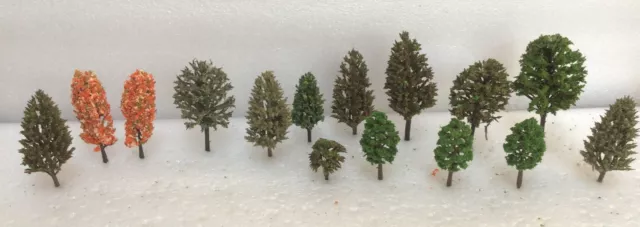 OO scale guage  15 Trees ,Forest, Scenery, Multi Types & sizes Diorama DMP711