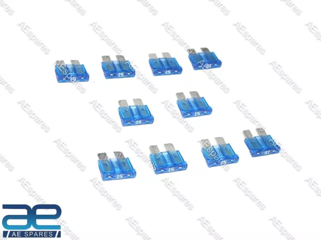 Kit de reemplazo de fusibles de 15 amperios, 10 unidades. Azul Para Suzuki...