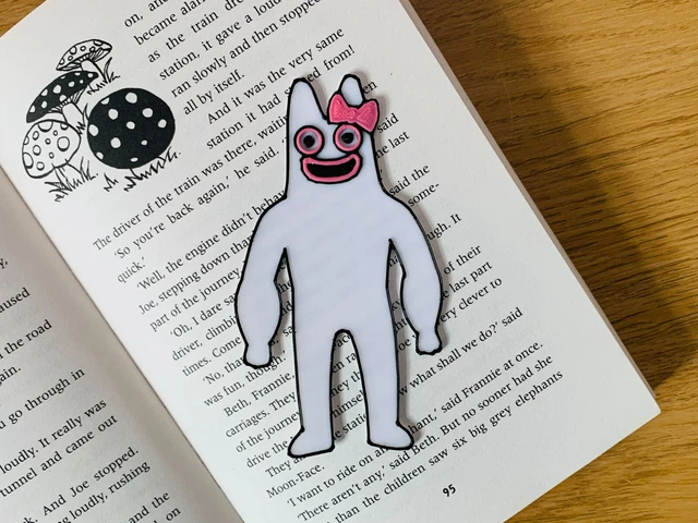 Garten Of Banban Inspired Banbaleena Bookmark - 3D Printed - Gamer Kid Gift