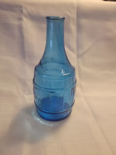VINTAGE Wheaton BLUE JAMAICA GINGER ROOT BITTERS BOTTLE