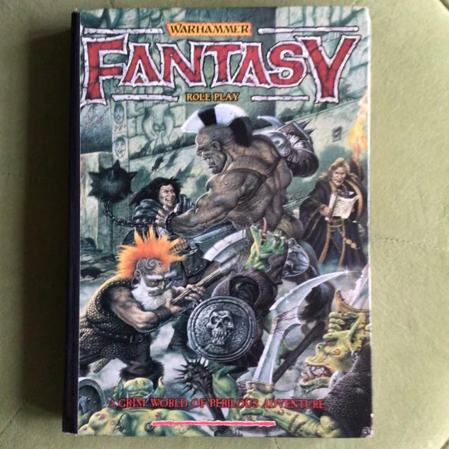 Warhammer Fantasy Roleplay RULEBOOK del 1995 WFRP Games Workshop 10689