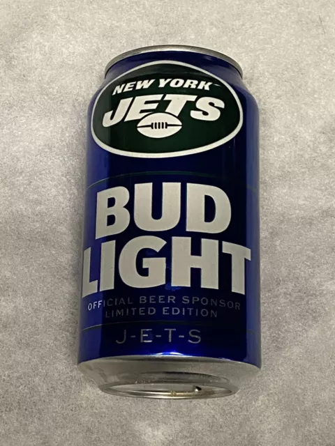 Bud Light Limited Edition Nfl New York Jets 2019 Can Empty