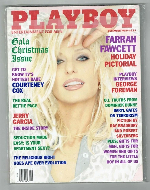 PLAYBOY MAGAZINE DECEMBER 1995 Farrah Fawcett W/Centrefold New EUR 14