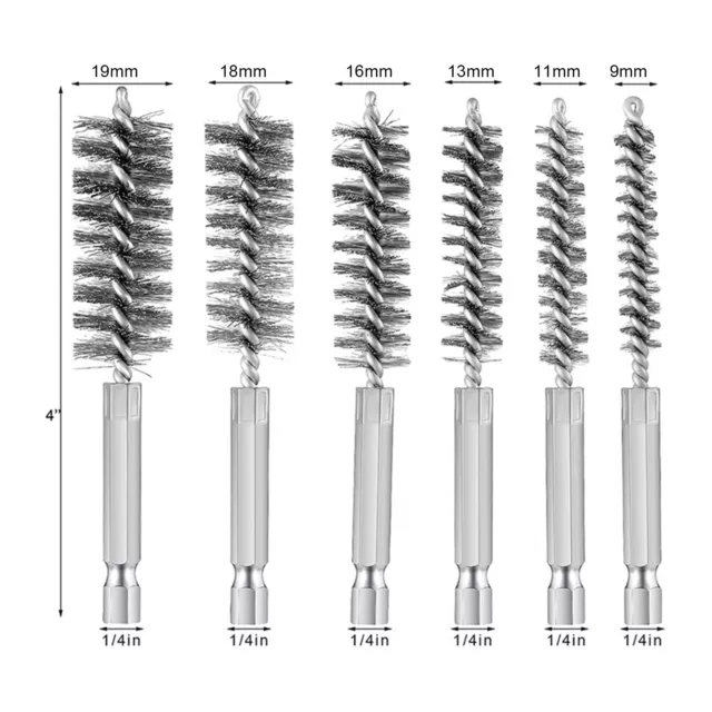 Drilling Brushes Wire Cleaning For Impact Drill Kit Multi Specifications Silver