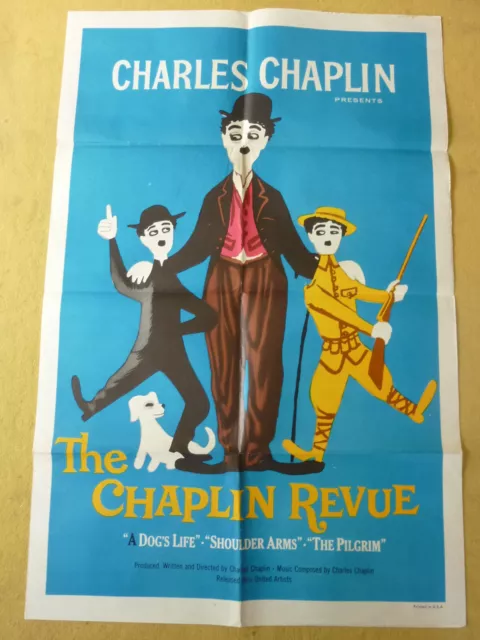THE CHAPLIN REVUE 1959 Affiche cinéma original movie poster Charles Charlot