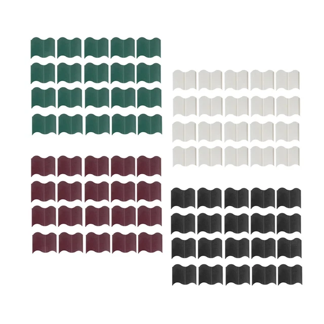 Panneaux De Marquage De Jardin - Lot De 100 Drapeaux En PVC Pour Pelouse, Paysage Et Limites D'arrosage - Haute Visibilité, Imperméables Et Durables