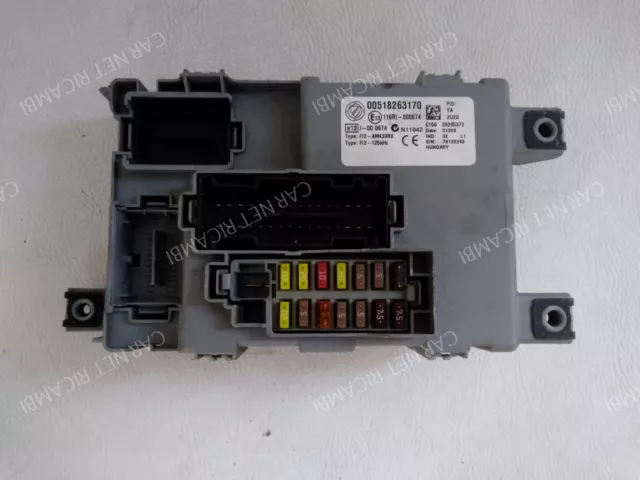 00518263170 Centralina Body Computer Bcm Fiat Grande Punto 199 Delphi 28205372