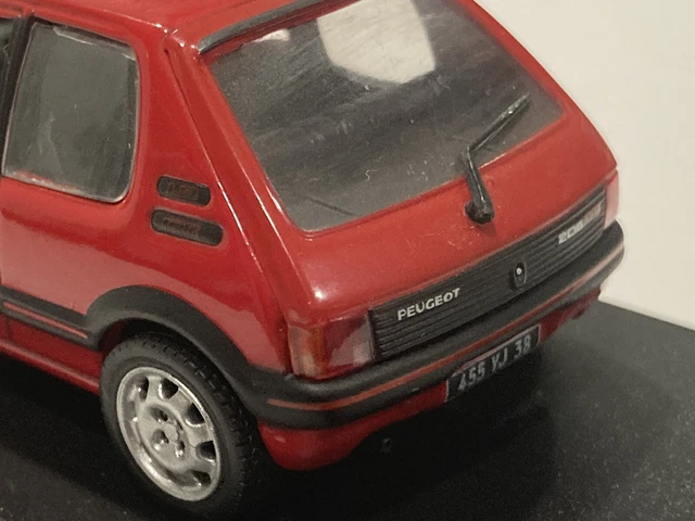 Miniature Ottomobile Peugeot 205 GTI 1.9L – Échelle 1/12, En Boîte, Occasion