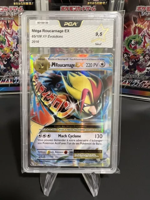 Méga Roucarnage EX 65/108 XY Évolutions Neuf PCA PSA Carte Pokémon