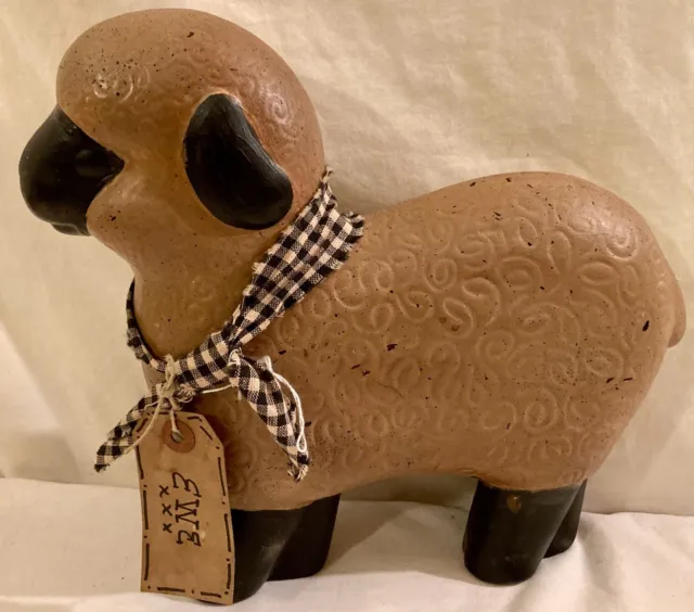 Ceramic Ewe Primitive Sheep