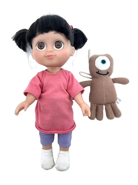 DISNEY PIXAR MONSTERS Inc Talking Babbling Boo bambola con giocattolo ...