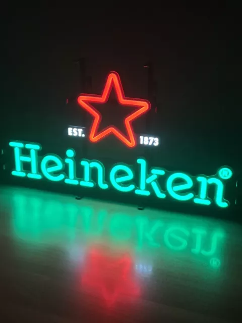 Insegna Luminosa Heineken Beer Vintage