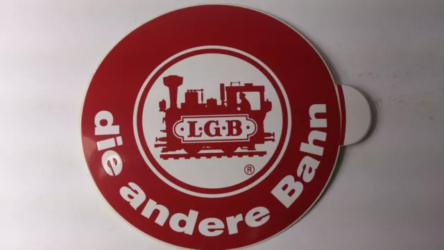 * Original LGB 8.5 cm Diameter Window Sticker 06 - die andere Bahn