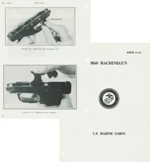 M60 1971 USMC Machinegun Manual Form 6-4A