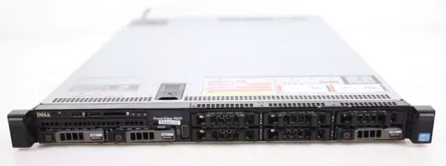 Dell PowerEdge R620 8-Bay 1U 2x Intel E5-2630 128GB Fair No COA HDD
