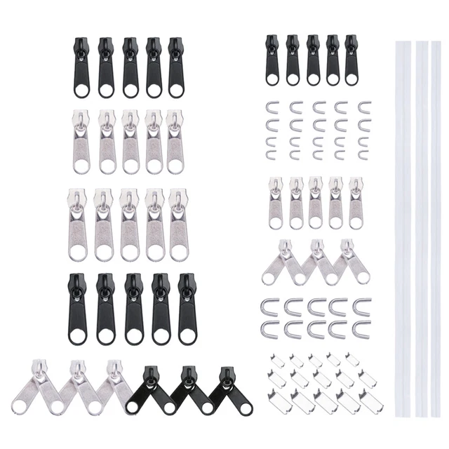Detachable Zipper Puller Metal Zipper Repair Kit Zipper Accessories Suitcase