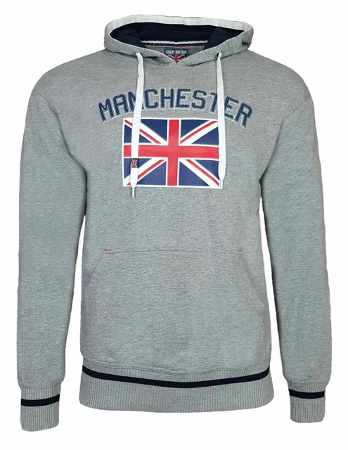 Mens Hoodie S M L XL 2XL Hooded Sweatshirt Manchester City United Pullover Top