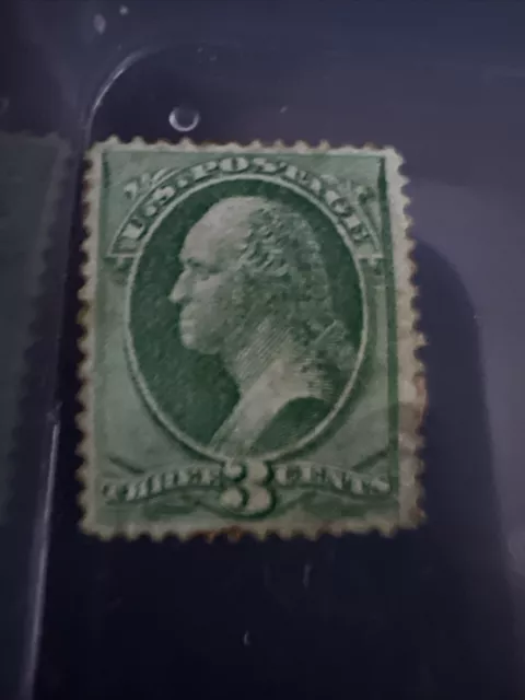 1870-71 National Bank Note Stamp #99 George Washington 3 Cent
