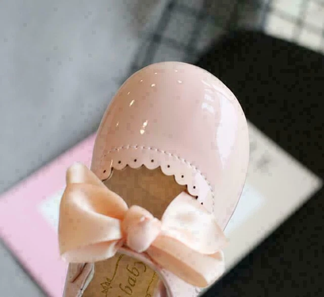 Bambini Bambine Fiocco A Nastro Spagnolo Festa Di Matrimonio Brevetto Bambini Scarpe Da Toodler 10