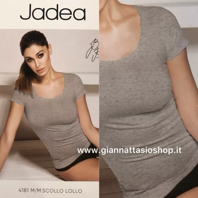 OFFERTA Jadea T-shirt donna manica corta Cotone elasticizzato art.4181