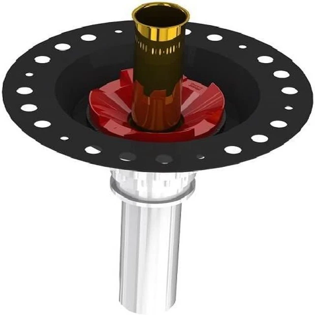 OS&B ITD5135 Freestanding Bathtub Rough-in Kit Brass Tail Pipe SINGLE,