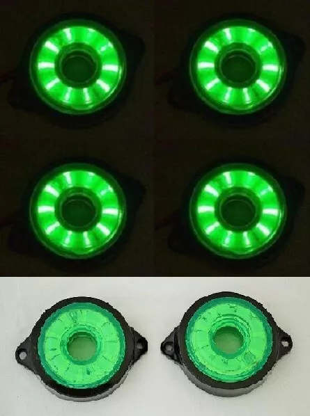 6x LED para Correr Verde Estroboscópica Marcador Giratorio Luces 24V Camión Bus