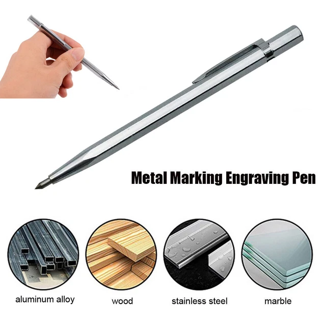 Tungsten Carbide Scribing Pen Tool Point Tip Engineers Detail Scriber Craft Tool