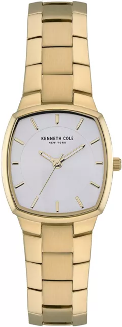 Kenneth Cole KC50893005 Classic Gold Stainless Steel White Dial Women's Watch