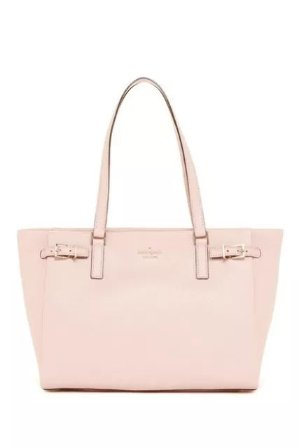 Womens Kate Spade Holden Street Finn Rosejade Pebbled Leather Tote Bag $398