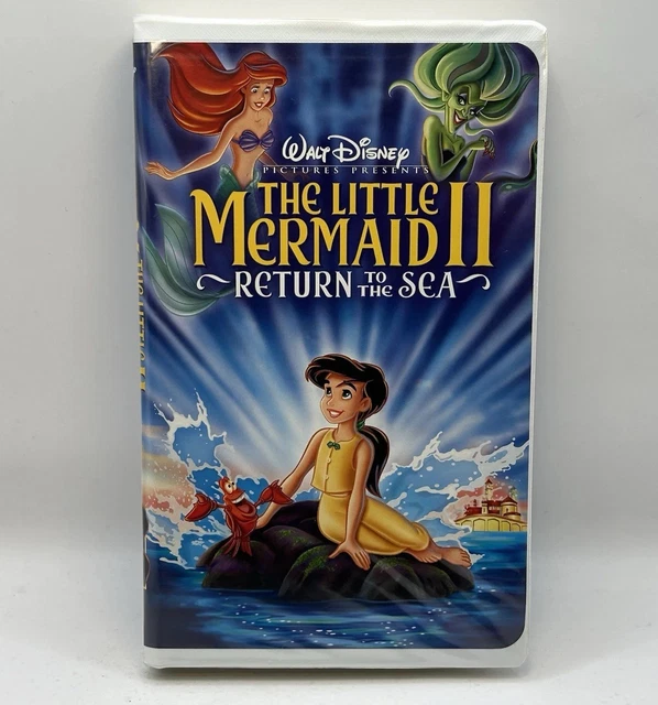 THE LITTLE MERMAID II Return to Sea VHS 2000 Disney Video Tape Vintage ...