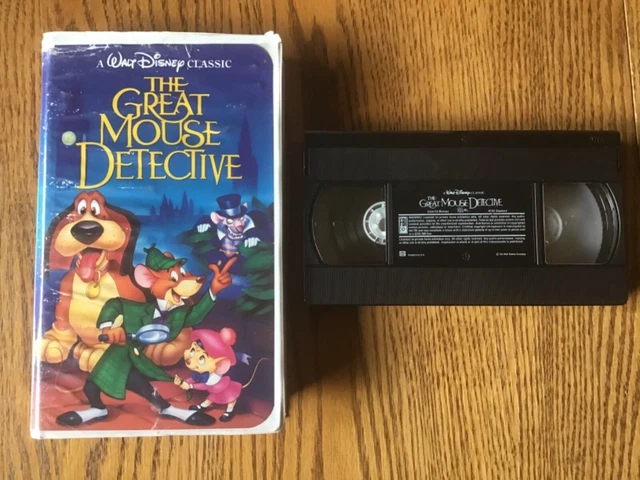 The Great Mouse Detective Black Diamond Vhs