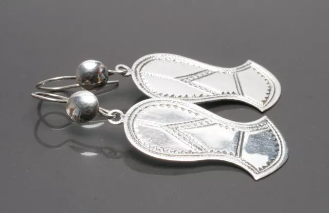 Beautiful Silver Tuareg Earrings - African Jewellery