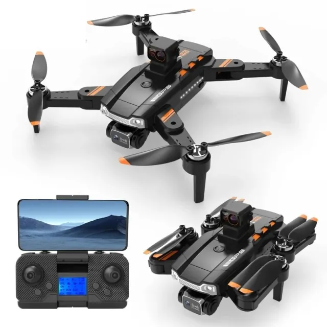 Mini Drone GPS con telecamera 4k HD quadricottero radiocomandato evita ostacoli