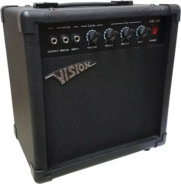 Bass-Verstärker-Combo, Modell B25- 40 Watt -Vision/MSA mit Kopfhörer Eingang