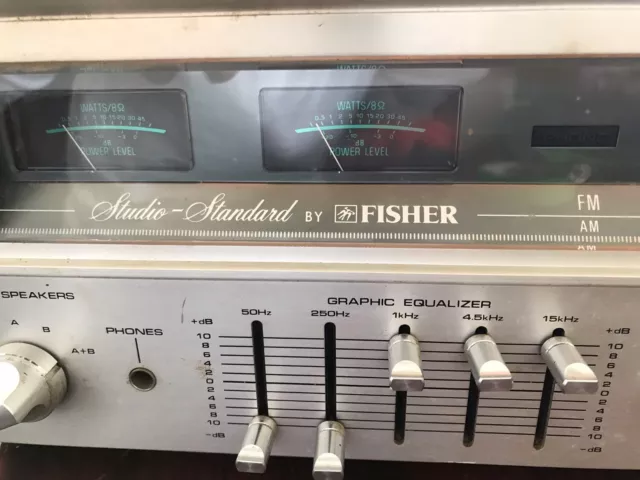 NICE VINTAGE Fisher RS-2004 Studio Standard AM FM Stereo Receiver PLEASE READ 3