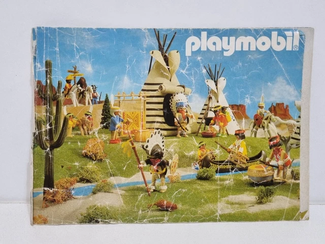 PLAYMOBIL CATALOGO MEDIANO 15x10 Año 1990 Libro Antiguo Folleto