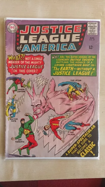 Justice League of America #37  1965 1st SA Mr Terrific .