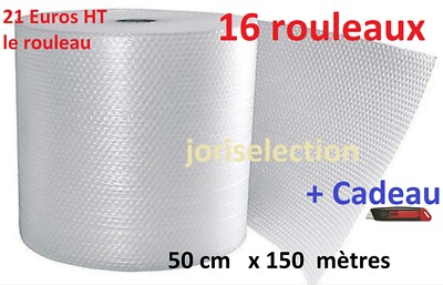 Ideal ROULEAU DE FILM A BULLE D'AIR IDÉAL POUR LA PROTECTION 60 µ 50 CM x 50 M 