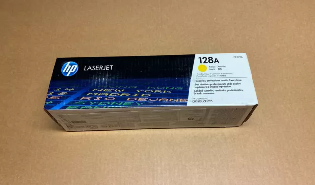 HP Genuine 128A CE322A YELLOW Toner For LJ PRO Colour CM1415 CP1525 1,300 Pages