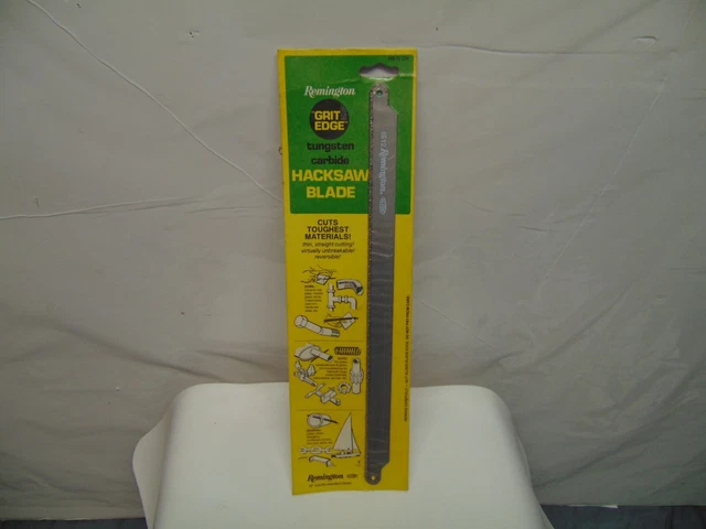 New in package Remington Grit Edge Tungsten Carbide Hacksaw Blade 12" HS 12 CH