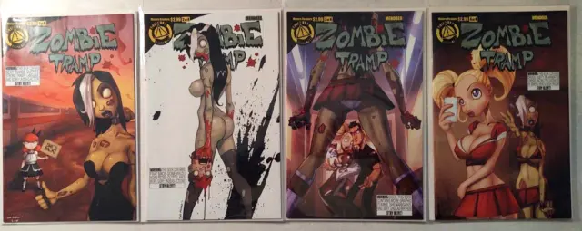 ZOMBIE TRAMP issue #1-4 (2013 DZ vol 2) SET / 1 2 risque variant 3 4 (1st print)