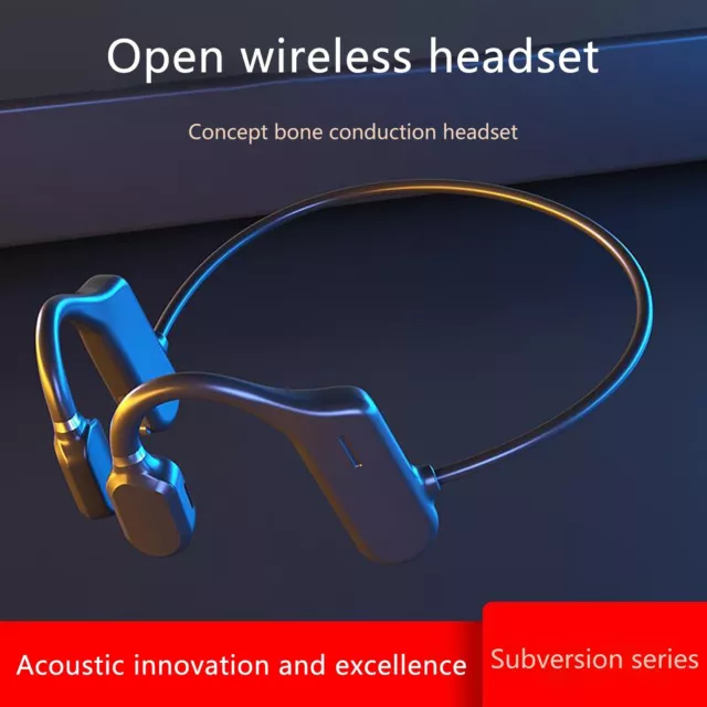 Bone- Conduction Headphones, Wireless Bluetooth With Microphone, Sports Bone-