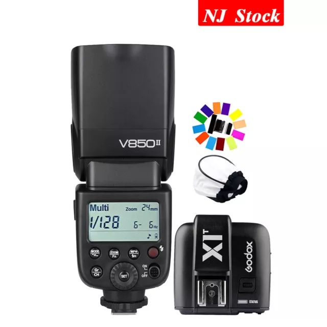 Godox V850II Speedlite Camera Flash 2.4G X1T Transmitter For Canon Nikon Sony