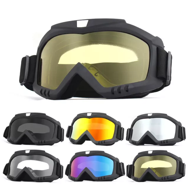 Motorcycle Goggles Windproof Motocross ATV Racing Glasses Helmet Riding Eyewear